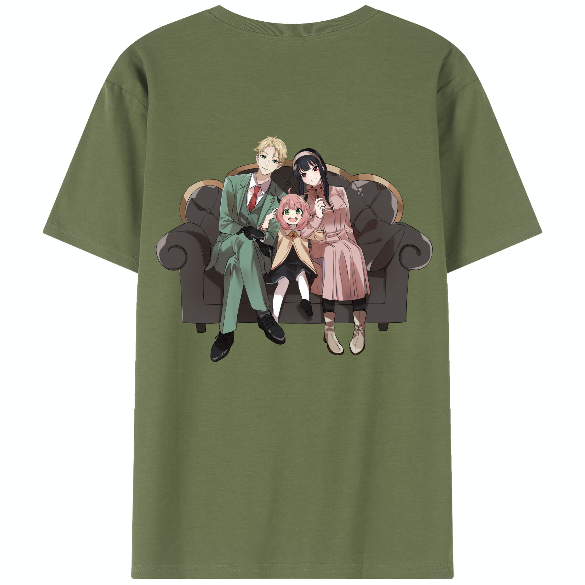 （画像用） SPY×FAMILY间谍家家酒 綿100％半袖Tシャツ（背面プリント）